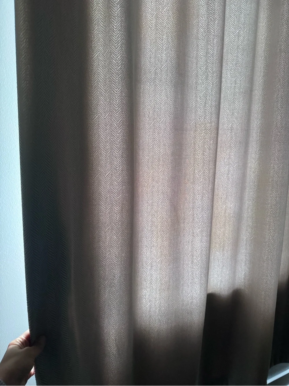 Neutral Light-Filtering Curtain Panels - Soft Taupe